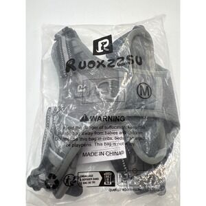 Ruoxzzsu No Pull Dog Harness Medium Light Grey Reflective Mesh Padded Vest NEW